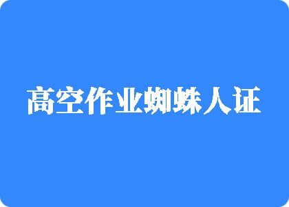 美女啊啊啊不行了快进来高空作业蜘蛛人证